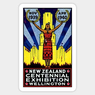 1940 New Zealand Centennial Sticker